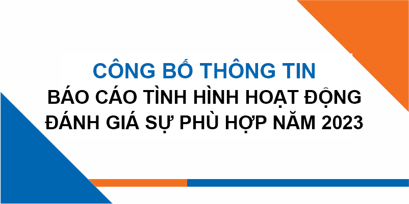 Báo cáo tình hình hoạt động đánh giá sự phù hợp năm 2023